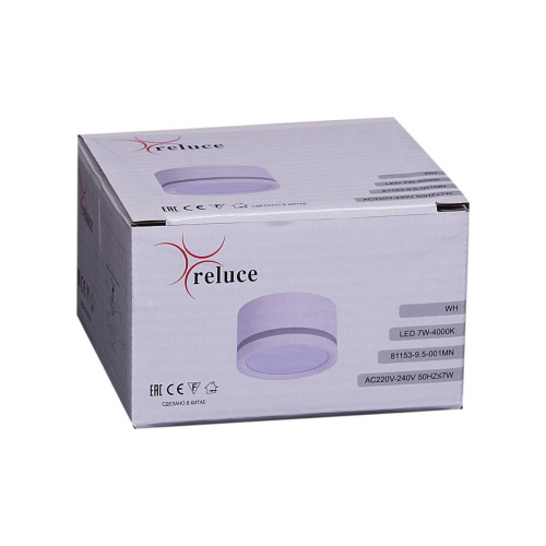 Потолочный светодиодный светильник Reluce 81153-9.5-001MN LED7W WH фото 5