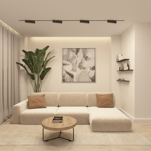 DK6444-BK Поворотный однофазный трековый светильник EDDER со светодиодом L273mm 220V 20W 30° 4000K IP20 черный алюминий фото 3 DK6444-BK Поворотный однофазный трековый светильник EDDER со светодиодом L273mm 220V 20W 30° 4000K IP20 черный алюминий фото 3