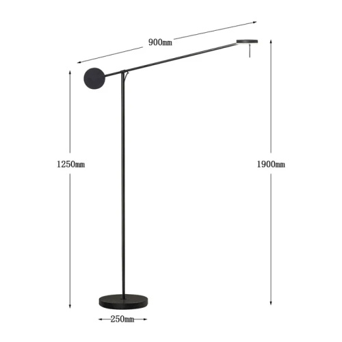 Торшер 8655F black фото 2