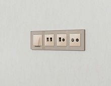 Лицевая панель AMBRELLA VOLT ALFA AP3133