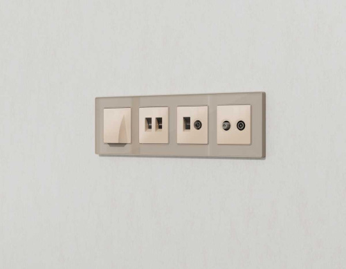 Лицевая панель AMBRELLA VOLT ALFA AP3133