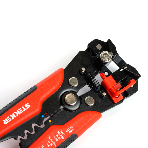 Автоматический многофункциональный инструмент для зачистки кабеля (стриппер) STEKKER, 0,5-6мм, WSC-001 фото 7