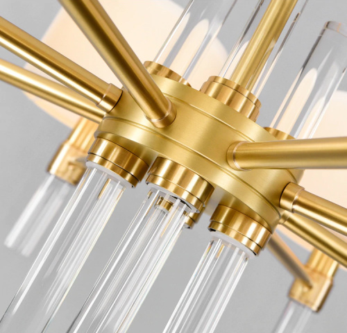 Люстра 8009P-6 gold фото 4