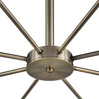 8100/8C COMFI LN26 106 бронза/белый металл/стекло Люстра потолочная Е14 8*40W 220V MAVE
