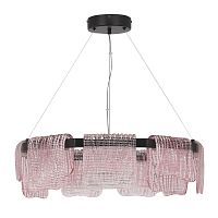 SL6021.403.54 Светильник подвесной ST-Luce черный/розовый LED 1*54W 3000K VOILE