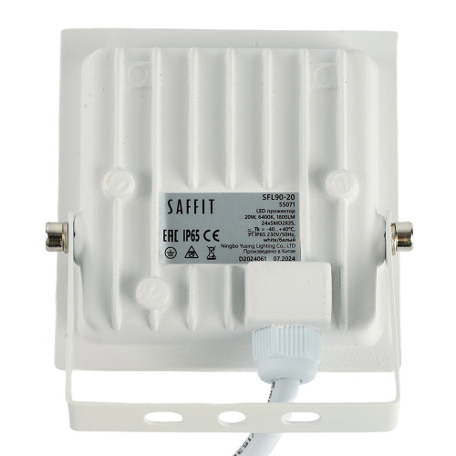 Светодиодный прожектор SAFFIT SFL90-20 IP65 20W 6400K белый фото 6
