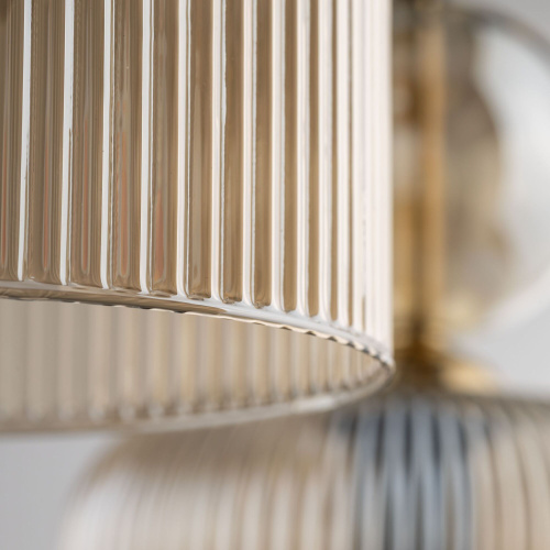 Подвесной светильник со стеклянными плафонами 11041 Sophia Cognac фото 3 Подвесной светильник со стеклянными плафонами 11041 Sophia Cognac фото 3