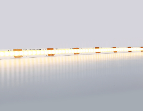 Светодиодная лента 12В COB 320Led 10Вт/м 3000K IP20 5м фото 2 Светодиодная лента 12В COB 320Led 10Вт/м 3000K IP20 5м фото 2