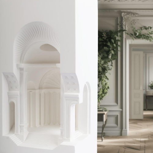 10355A Гипсовый встраиваемый светильник под покраску LOFT IT Antique фото 11