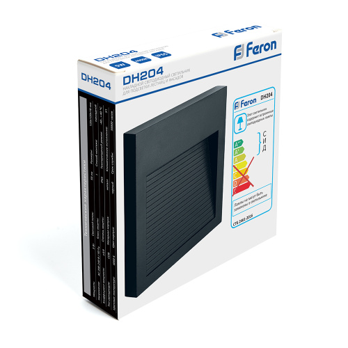 Светодиодный светильник Feron DH204 накладной 5W 4000K, IP65, черный фото 3