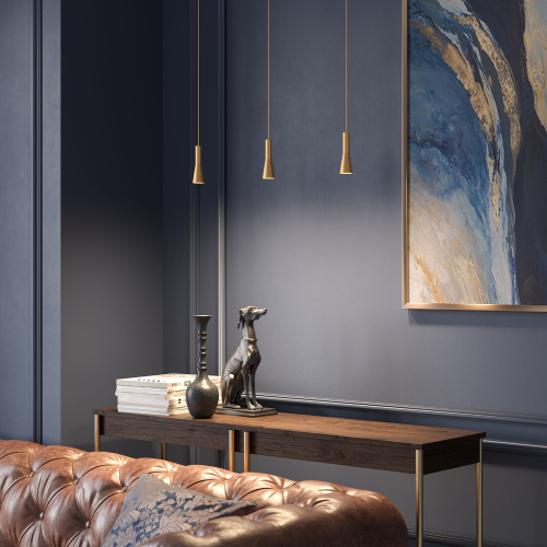 Светильник подвесной светодиодный Pino 5W 4000K золотой 50311 LED фото 4