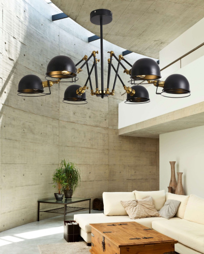 Подвесной светильник Lumina Deco Valmonti LDP D015-6 BK фото 4 Подвесной светильник Lumina Deco Valmonti LDP D015-6 BK фото 4