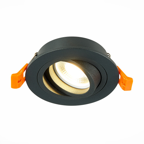 ST251.418.01 Св-к встр. Черный GU10 1*50W  IP20 L90xW90xH27 220V Без ламп Встраиваемые светильники фото 8