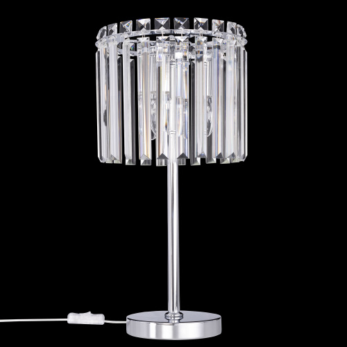 Citilux Джейн CL306831 Хрустальная настольная лампа Хром фото 3 Citilux Джейн CL306831 Хрустальная настольная лампа Хром фото 3