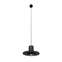 Подвесной светильник черный GU10 D28см Zortes Tufo ZRS.2436.28