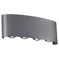 358461 STREET NT20 736 темно-серый  Ландшафтный настенный светильник IP54 LED 4000K 8W 85-265V CALLE