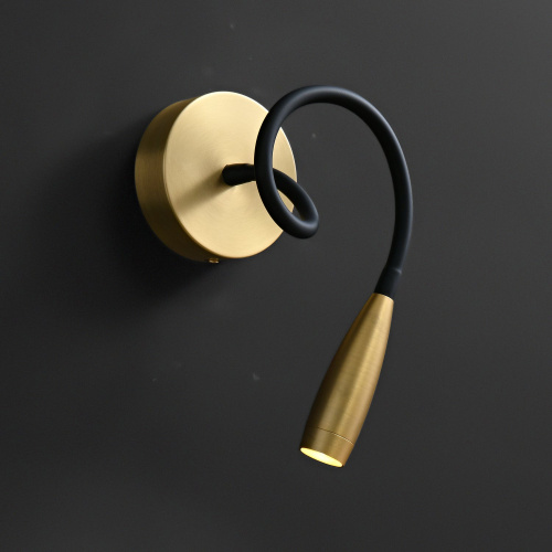 Настенный светильник MT9016-1W brass фото 5