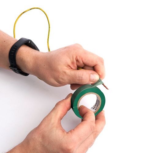 Изоляционная лента STEKKER INTP01319-20 0,13*19 мм, 20 м. зеленая фото 6