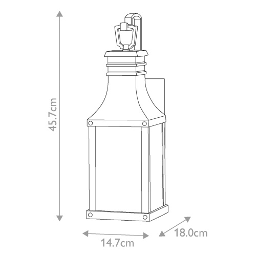 Настенный фонарь Hinkley, Арт. HK-BEACON-HILL-S-MB фото 7
