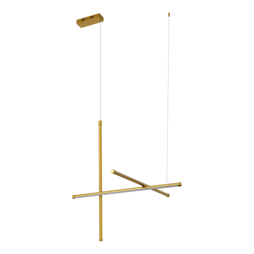 SL6207.213.37 Светильник подвесной ST-Luce Матовое золото LED 1*37W 3000K RETICO фото 4