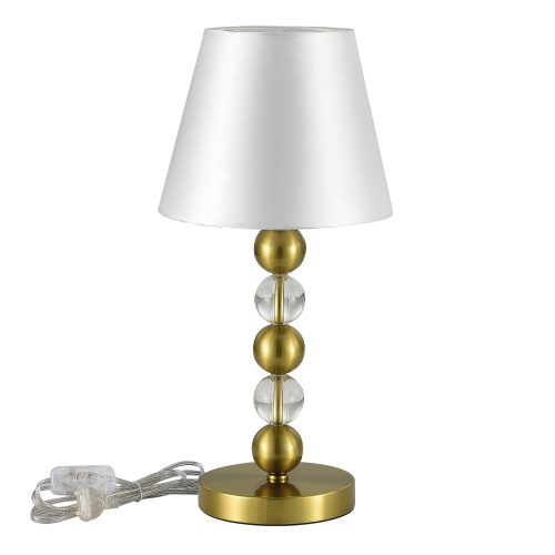 SL2003.304.01 Прикроватная лампа ST-Luce латунь/белый E27 1*40W AURORA фото 4 SL2003.304.01 Прикроватная лампа ST-Luce латунь/белый E27 1*40W AURORA фото 4