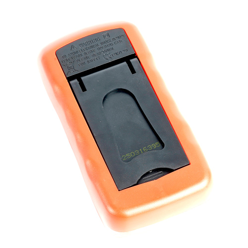 MTM MAS830L Мультиметр цифровой, 1999 отсчетов, батарея крона, ручная регулировка, черный/красный, TM STEKKER фото 11