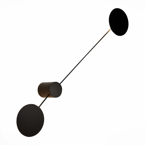 SL6006.401.02 Светильник настенный ST-Luce Черный/Черный LED 2*5W 3000K TONDO фото 2