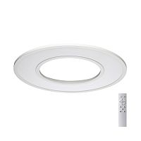 7718/52L MITRA LED SN 000 Светильник металл/акрил/белый LED 52Вт 3000-6500К D590 IP20 пульт ДУ ALTAIR
