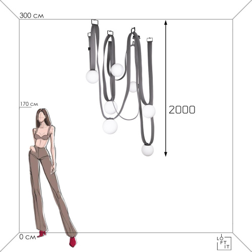 10240/7 Подвесной светильник LOFT IT Picot фото 9