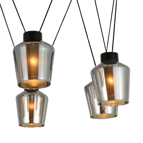 Подвесной светильник Escada 2140/6S E27*40W Black фото 2