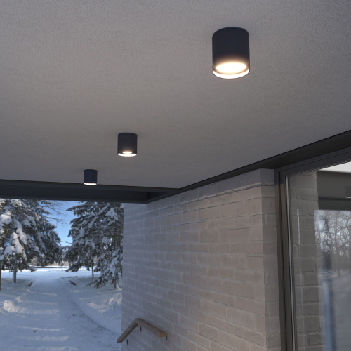 Уличный потолочный светильник Light LED 2104 IP54 35130/H черный фото 3