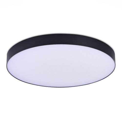 ST606.442.96 Светильник потолочный Черный LED 1*96W 4000K 8 640Lm Ra>85 120° IP20 D600xH55 185-265V Накладные светильники фото 2