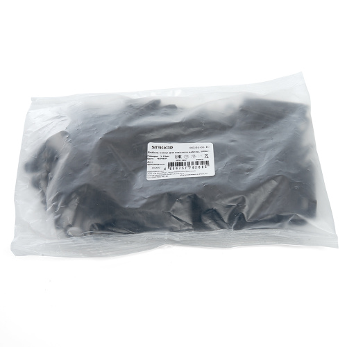 Дюбель-хомут для плоского кабеля (5-10мм), STEKKER DCL01-05-10, полипропилен, черный (100шт.) фото 4