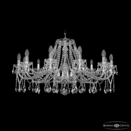 Люстра хрустальная 1413/12/360 Ni Bohemia Ivele Crystal (Богемия Ивеле Кристалл)