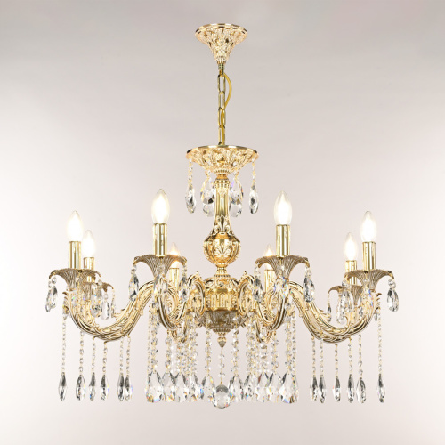 Люстра с хрустальными подвесками AL79101/8/250 A GW Bohemia Ivele Crystal (Богемия Ивеле Кристалл) фото 3 Люстра с хрустальными подвесками AL79101/8/250 A GW Bohemia Ivele Crystal (Богемия Ивеле Кристалл) фото 3