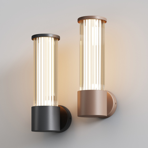 Уличный настенный светильник Outdoor O593WL-L8B3K фото 4