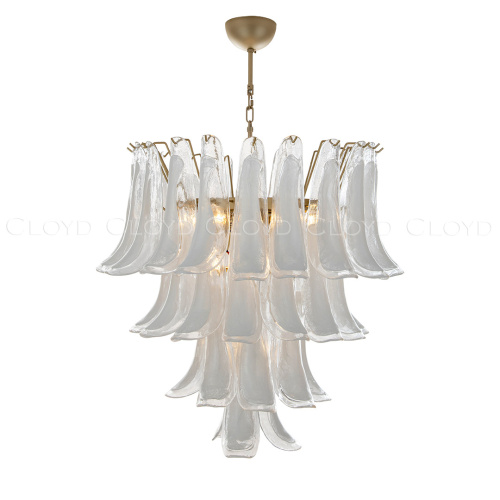 Люстра Cloyd AZORES-B C10 / Ø65 см - латунь светл. - бело-прозрачн.стекло (арт.11652) фото 7 Люстра Cloyd AZORES-B C10 / Ø65 см - латунь светл. - бело-прозрачн.стекло (арт.11652) фото 7