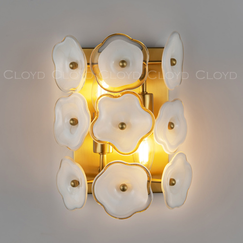 Бра Cloyd EFIOPIA W2 / выс. 28 см - латунь (арт.20393) фото 4 Бра Cloyd EFIOPIA W2 / выс. 28 см - латунь (арт.20393) фото 4