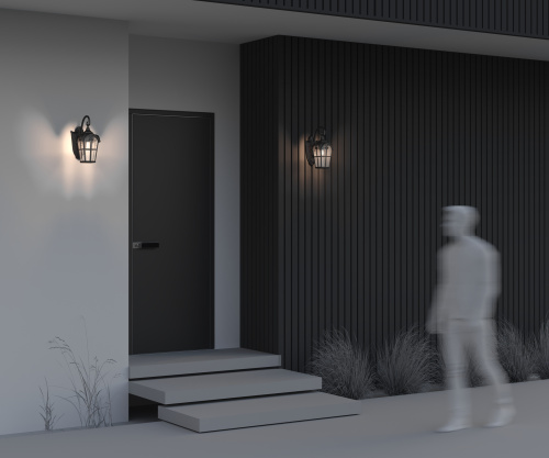 Уличный настенный светильник Outdoor O413WL-01BZ фото 8