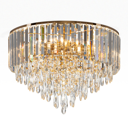Citilux LEONNA CL320182 Люстра хрустальная Золото фото 2
