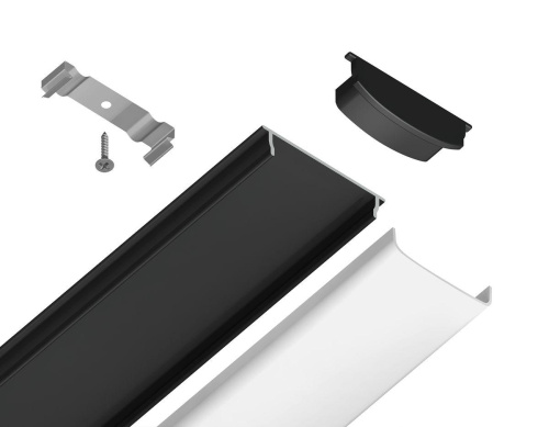 Профиль с рассеивателем Ambrella Illumination GP1600BK фото 5