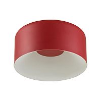 7691/26L AVRA LED SN 579 Светильник металл/акрил/белый/красный LED 26Вт 4000K D260 IP20 CONFY