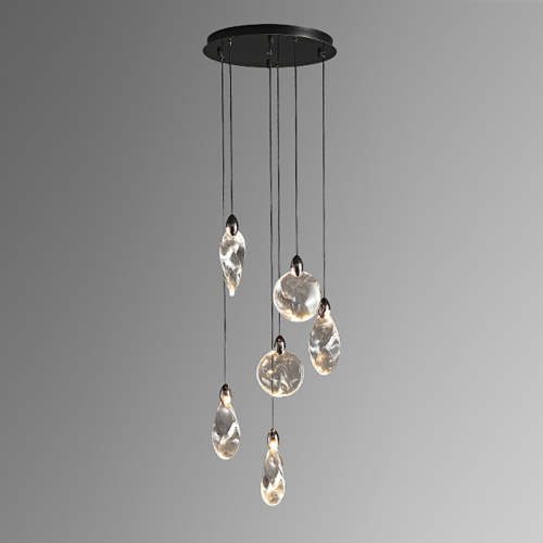 Подвесной светильник MT9176-6H pearl black фото 4