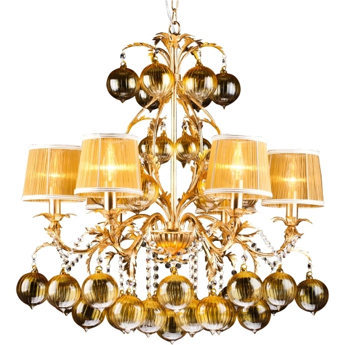 Подвесная люстра Arte Lamp MONARCH A1199LM-6GO Подвесная люстра Arte Lamp MONARCH A1199LM-6GO