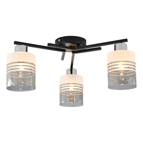 Потолочный светильник Escada 1132/3P E27*60W Black/Chrome Потолочный светильник Escada 1132/3P E27*60W Black/Chrome