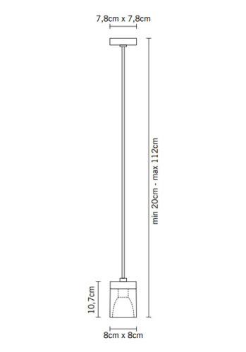 Подвесной светильник D28A0100 grey фото 2