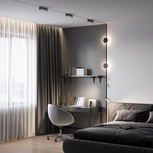 Slim Magnetic Трековый светильник 4W 4000K Cally (черный ) 85172/01 фото 7 Slim Magnetic Трековый светильник 4W 4000K Cally (черный ) 85172/01 фото 7