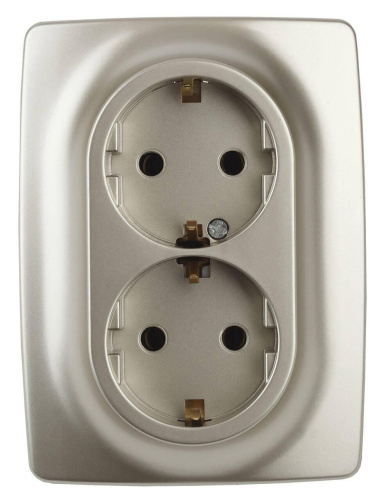 Розетка ЭРА 12 2x2P E Schuko 16A 250V 12-2106-04 Б0031231 Розетка ЭРА 12 2x2P E Schuko 16A 250V 12-2106-04 Б0031231