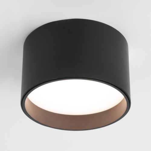 Накладной акцентный светильник черный 25123/LED