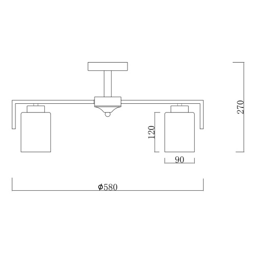 Светильник на штанге Escada 1142/5P E27*60W Silver фото 6